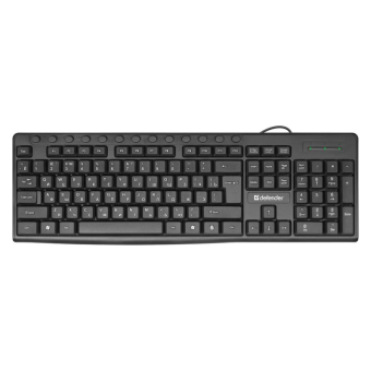 Клавиатура DEFENDER Action HB-719, мультимедийная, USB, чёрная 1