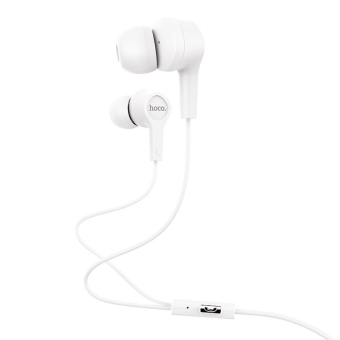 Наушники HOCO M50, внутриканальные, с микрофоном, белые 1