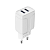 Адаптер BOROFONE BA37A 2 USB, 2,4A, 12W, белый