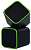 Колонки SMARTBUY SBA-2580 Cute, 2x3W, USB, чёрно-зелёные