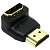 Переходник (Адаптер) HDMI - HDMI, M-F, Г-образный, 5BITES (HA1005)