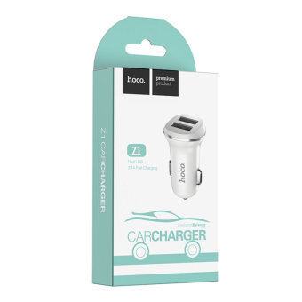 АЗУ HOCO  Z1 2 USB, 2,1A, белый 2