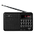 Радиоприёмник PERFEO i90-BL "Palm", FM, USB, MP3, акк.18650, чёрный