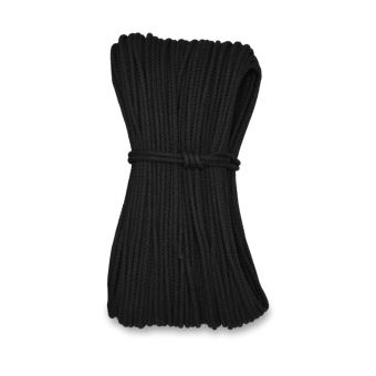 Хлопковый шнур для шитья с сердечником (хлопок + полипропилен), 5 мм, 100м. 950г. ШН_П40 чёрный 1