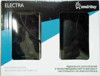 Колонки SMARTBUY SBA-3100 Electra, 2x3W, USB, чёрные 1