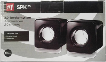 Колонки DEFENDER SPK 35, 2x2,5W, чёрные 1