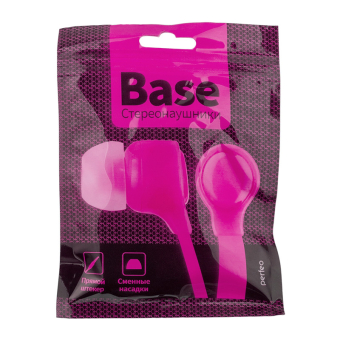 Наушники PERFEO Base внутриканальные, фиолетовые 2