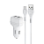 АЗУ HOCO Z36 2 USB, 2,4A, с кабелем Type-C, белый