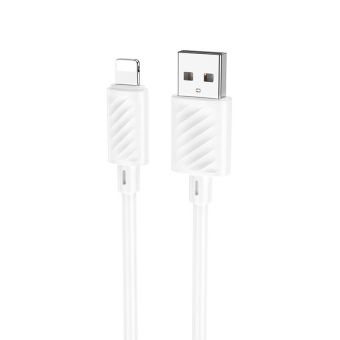 Кабель HOCO X88 Lightning, 1,0м, белый 1