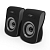 Колонки CBR CMS-366, 2x3W, USB, чёрные