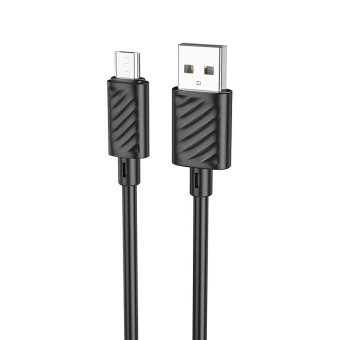 Кабель HOCO X88 MicroUSB, 1,0м, чёрный 1