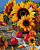 АМ-126 Алмазная мозаика Lori 40х50 "Букет с подсолнухами"