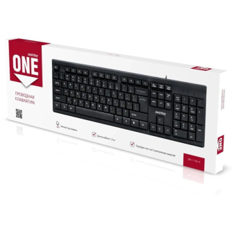 Клавиатура SMARTBUY SBK-114U-K, USB, чёрная 2