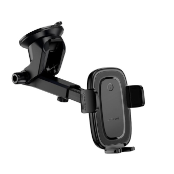 Автомобильный держатель BOROFONE BH223 с функцией беспроводной зарядки, чёрный 1