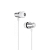 Наушники BOROFONE BM29, внутриканальные, с микрофоном, серебро