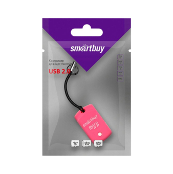 КартРидер SMARTBUY SBR-706-P для Micro SD, розовый 2