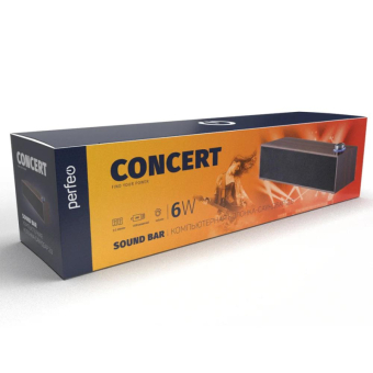 Колонки PERFEO PF_A4340 Concert саундбар, 1х6W, USB, дерево, коричневый 2