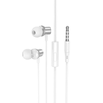 Наушники HOCO M110, внутриканальные, с микрофоном, серебро 1