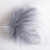 Помпон из искусственного меха (12 см) №21 серый светлый