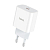 Адаптер HOCO  C76A Plus, Type-C, 3,0A, 20W, QC3.0, PD, белый