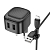 Адаптер BOROFONE BAS21A 2 USB, 2.1A, 10,5W, с кабелем Lightning, чёрный