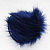 Помпон из искусственного меха (12 см) №52 синий