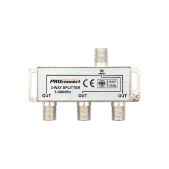 Антенный разветвитель 3TV металл ProConnect 1