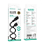 Кабель BOROFONE BX113 MicroUSB, 2,4A, силикон, 3,0м, чёрный