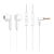 Наушники CELEBRAT G6 вкладыши, с микрофоном, белые