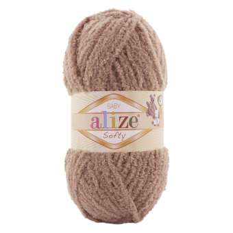 Softy (100% микрополиэстер) 50гр. 115м. №261 какао 1