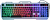 Клавиатура NAKATOMI Gaming KG-35U игровая USB, с подсветкой, мультимедийная, серебро