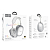 Наушники HOCO W55 Bluetooth 5.4, беспроводные, полноразмерные, с микрофоном, серебро