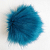 Помпон из искусственного меха (12 см) №62 морская волна