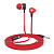 Наушники CELEBRAT D1 внутриканальные, с микрофоном, красные