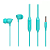Наушники CELEBRAT G7 внутриканальные, с микрофоном, синие