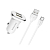 АЗУ BOROFONE BZ12 2 USB, 2,4A, с кабелем Type-C, белый