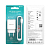 Адаптер BOROFONE BA20A USB, 2,1A, 10W, с кабелем Type-C, белый