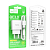 Адаптер HOCO C140A USB, 3,0A, QC3.0, 18W, с кабелем Type-C, белый