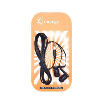 Наушники AUDIO ENERGY ZY-6620F внутриканальные, черные 1
