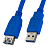 Кабель PERFEO USB 3.0 - USB 3.0, M-F,  1,8м, (U4603)