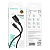 Кабель BOROFONE BX111 Type-C - Lightning, PD27W, 3,0A, 1,0м, чёрный