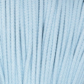 Хлопковый шнур для шитья с сердечником (хлопок + полипропилен), 5 мм, 100м. 950г. ШН_П01 небесный 2