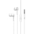 Наушники HOCO M104, внутриканальные, с микрофоном, белые