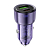 АЗУ HOCO Z52 1 USB + Type-C, 3,0A, 18W+PD20W, QC3.0, фиолетовый