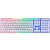 Клавиатура DEFENDER White GK-172, USB, игровая, мультимедийная, с подсветкой, белая
