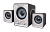 Колонки SMARTBUY 2.1 SBA-2600 Buzz, 3W+2x1W, MP3, USB, MicroSD, пульт ДУ, чёрно-серые