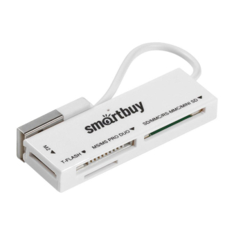 КартРидер SMARTBUY SBR-717-W, универсальный, белый 1