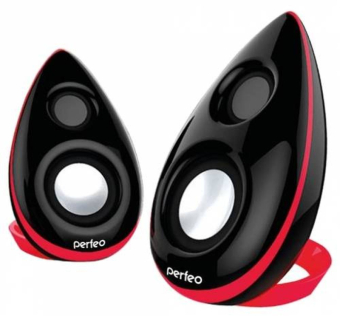 Колонки PERFEO PF-1961-В Rocket, 2х3W, USB, чёрные 3