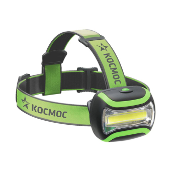 Фонарь Космос H3WCOBLED, один мощный светодиод, налобный, 3xR6 1