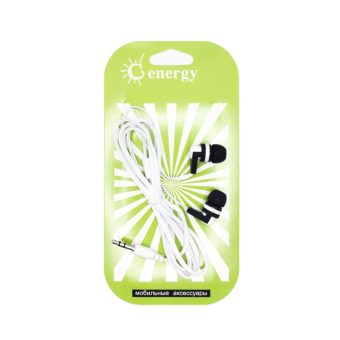 Наушники AUDIO ENERGY ZY-2215 внутриканальные, белые 1